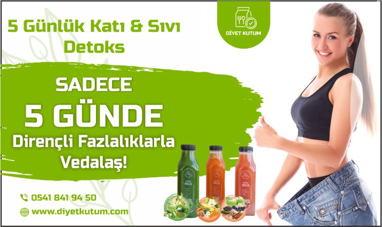 5 Günlük Katı ve Sıvı Detoks Paketi